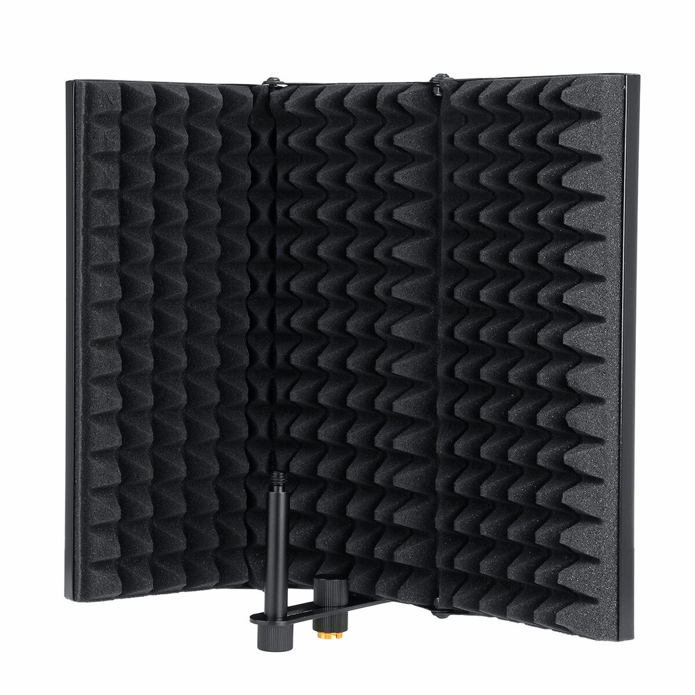 Microphone Isolation Shield Studio Mic Sound Absorbing Foam Reflection Filter