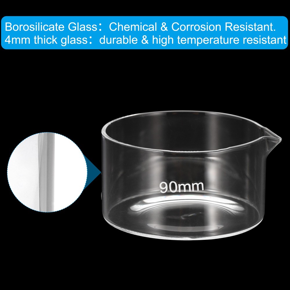 230ml Crystallizing-Dish, Borosilicate Glass Crystallizing-Dished with Spout