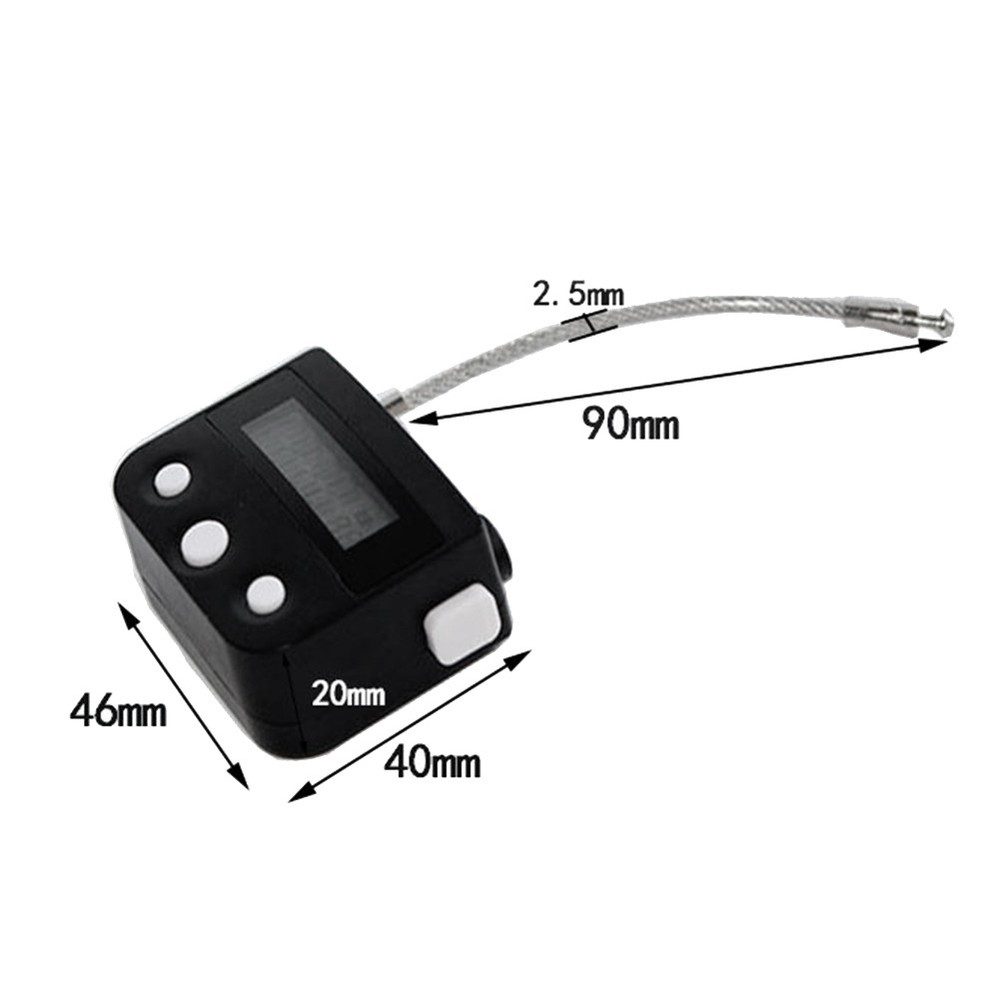 Metal Timer Lock Multi-Function Timer Padlock Black G6V17768