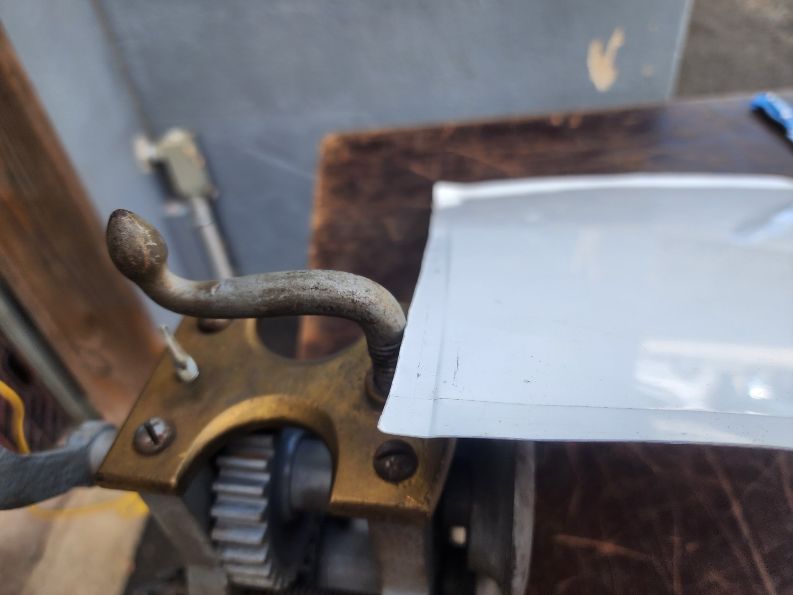 Roys & Wilcox Brass Top #6 turning Machine Sheet Metal Bead Roller Crimper Bead