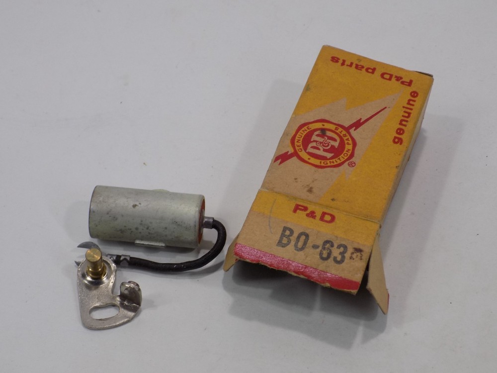 NOS P&D IGNITION UC-109 CONDENSER B0-63