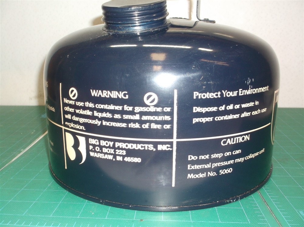 Topsider Oil Changer, Can Only