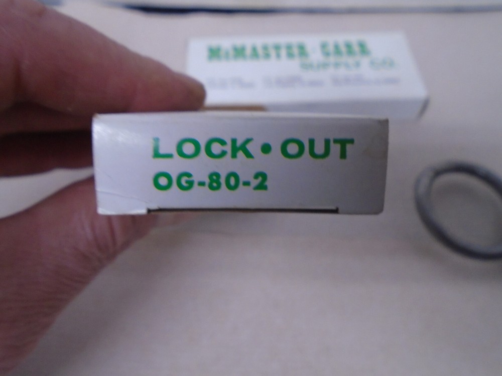2 mcmaster carr Lock Out OG-80-2
