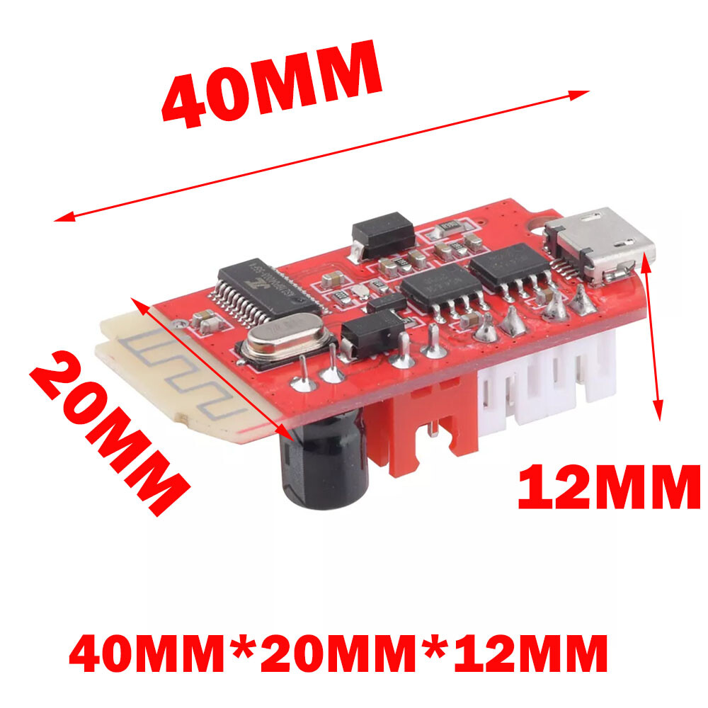 2pc 2*5W 3.7V-5V Dual Plate Bluetooth Amplifier Module DIY Speaker Modification