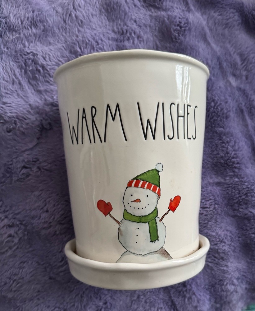 rae dunn christmas planter