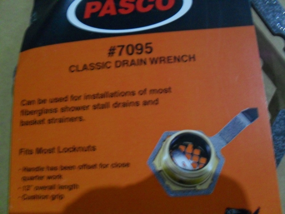 Pasco 7095 Classic Drain Wrench tool