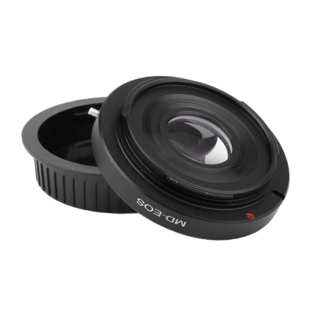 MD-EOS Camera Mount Adapter+Cap For Minolta MD MC Lens to For Canon EOS EF