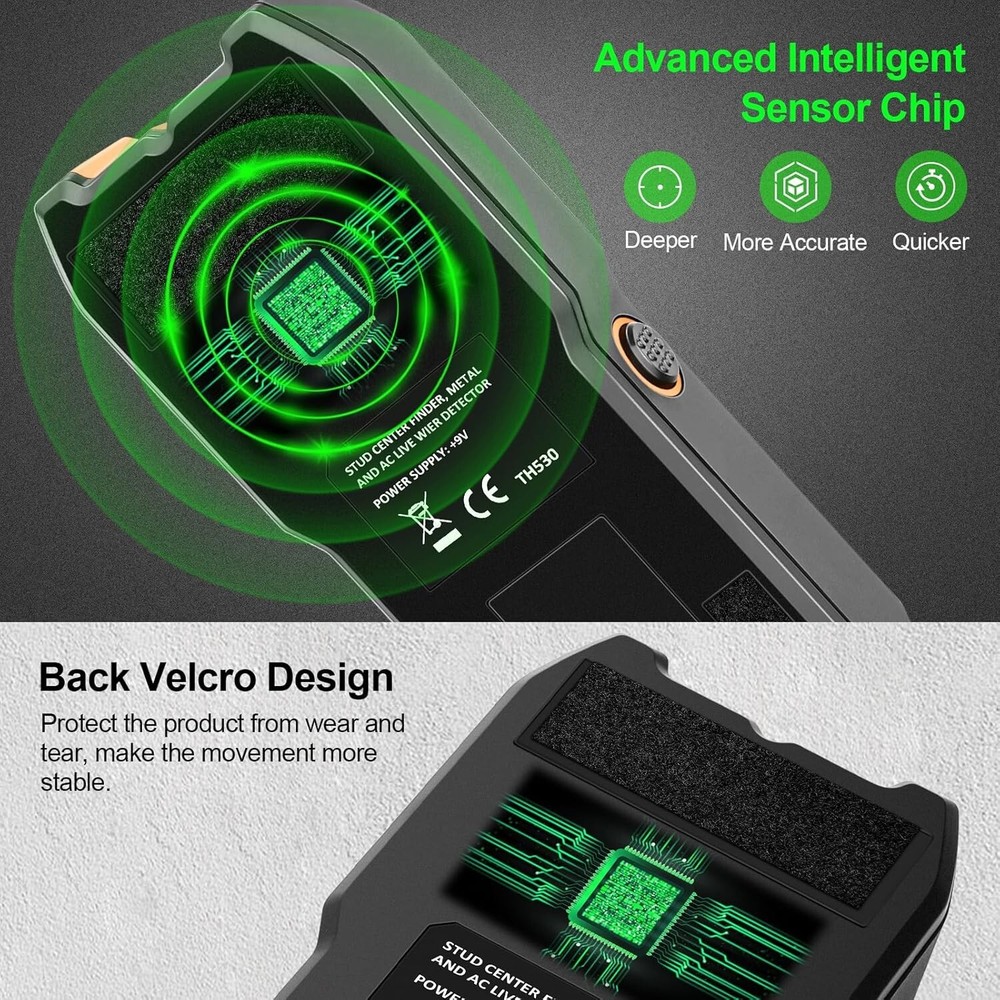 Stud Finder Wall Scanner - 5 in 1 Electronic Stud Detector with Upgraded Smart