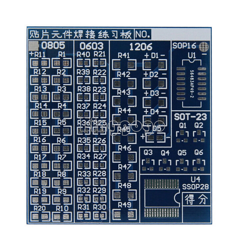 SMT SMD Component Welding Practice Board Soldering Practice DIY Kit NEW