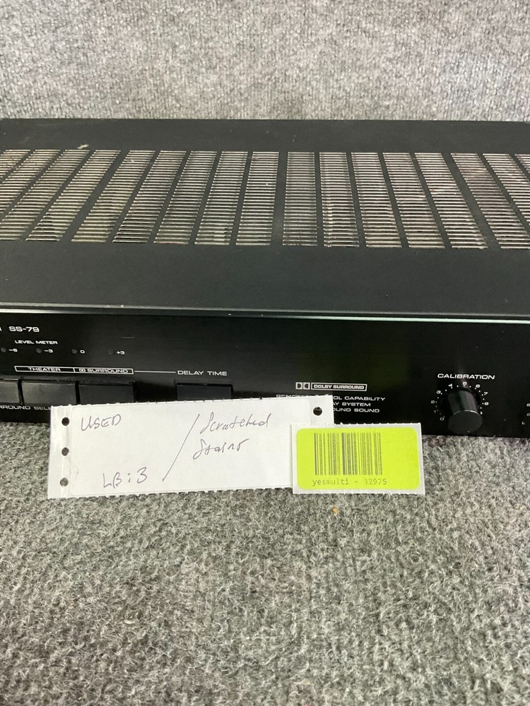 Kenwood SS‑79 Processor AV Surround Sound with Digital Delay System