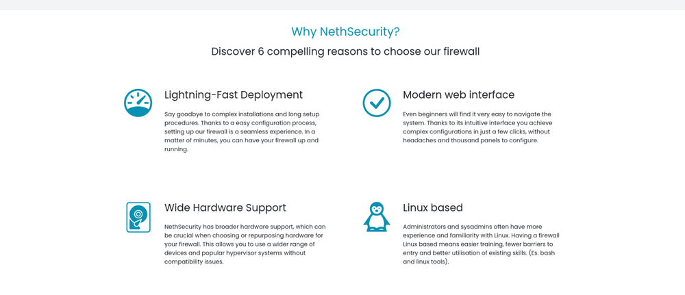 Linux Firewall SSD Made Easy Deploy your network security in just a few clicks