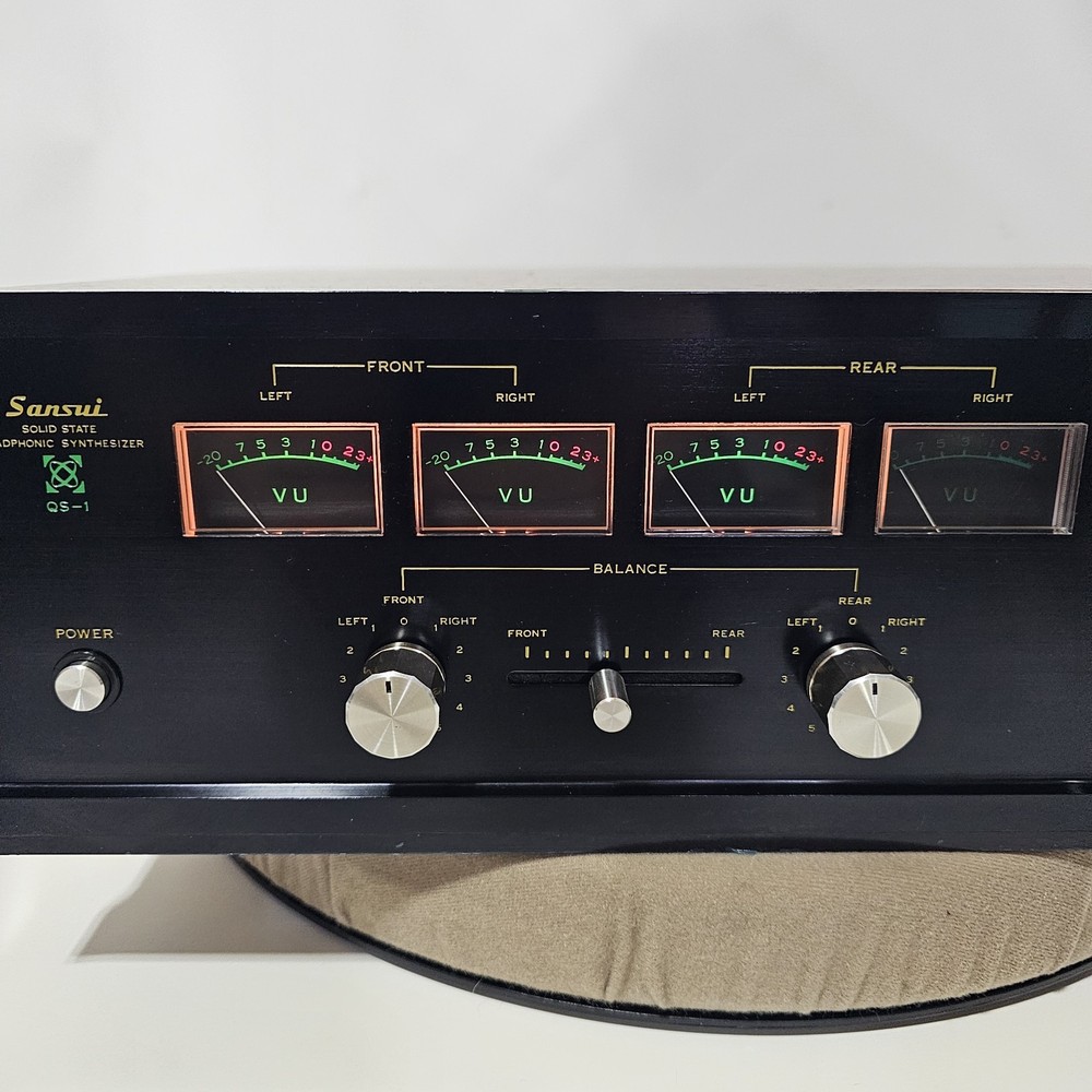 Sansui QS-1 Quadrophonic Synthesizer Decoder Working