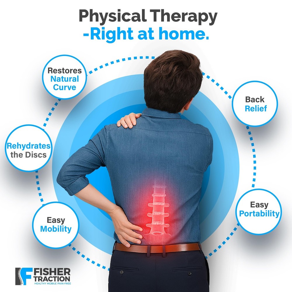 Lower Back Decompression Device – Lumbar Traction for Spinal Decompression – ...