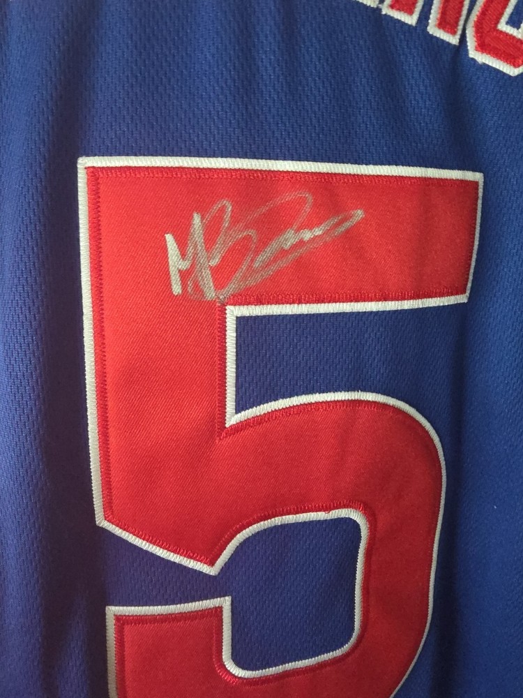 Moises Ballesteros Autographed Authentic MLB Jersey Authenticated