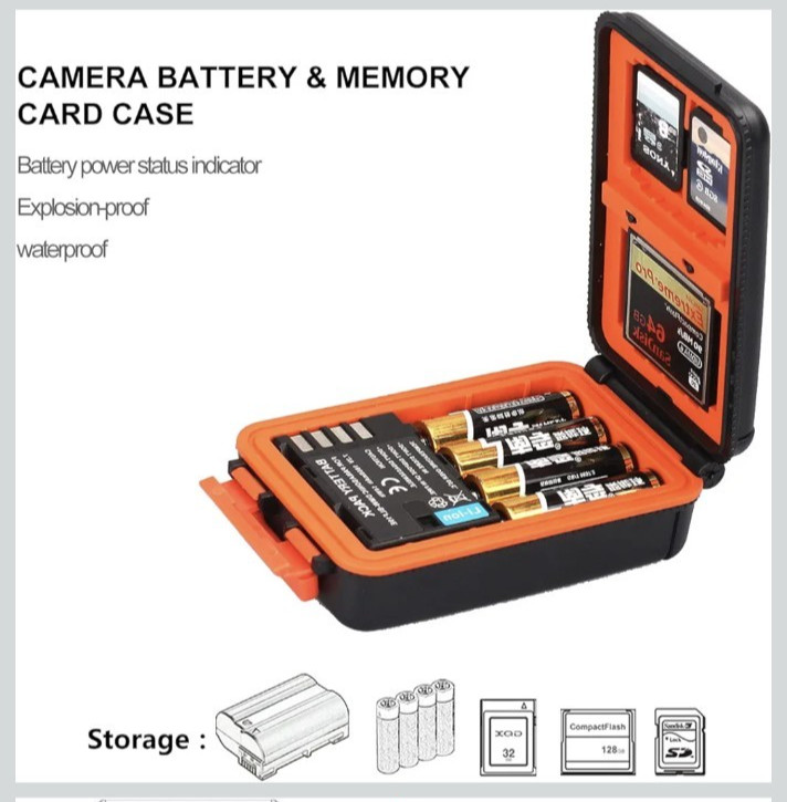LYNCA Battery/Memory Card Storage Carrier