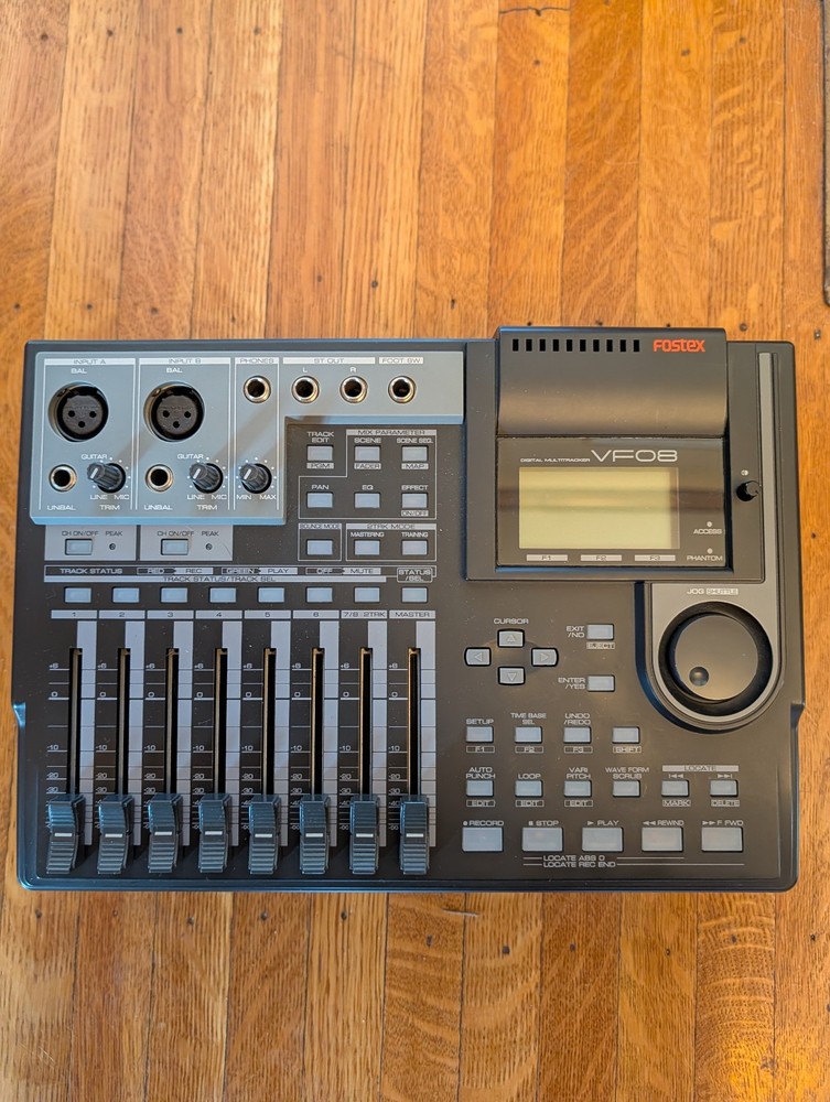 FOSTEX VF08 Digital Multi-Tracker Recorder MTR Black