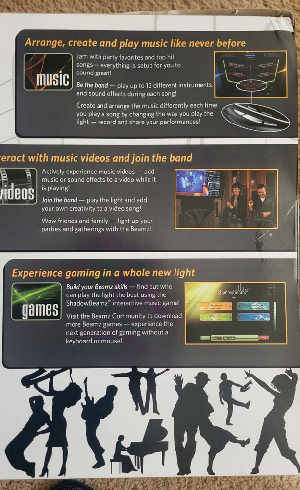 Beamz Interactive Player Model C1, PRO Interactive Music System.