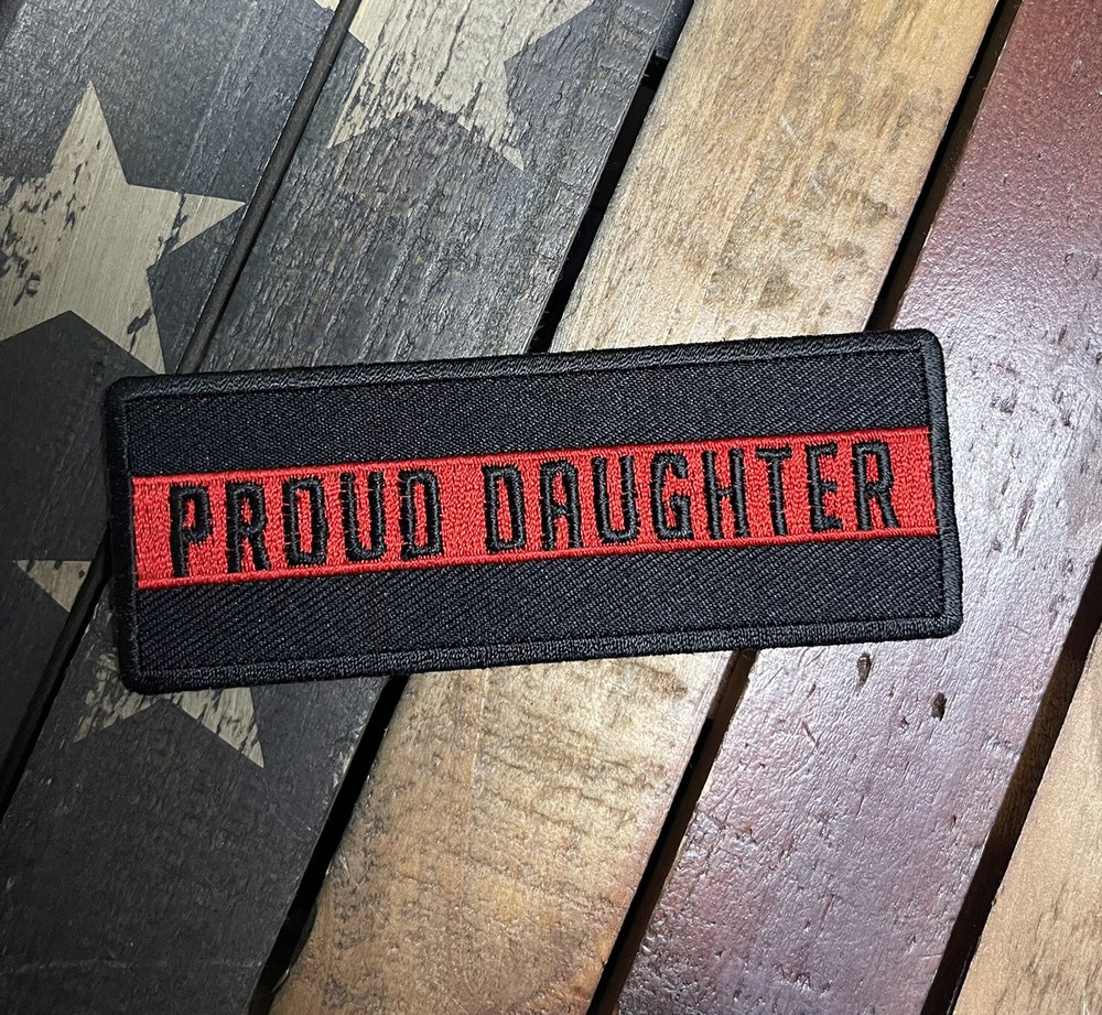 Thin Red Line Proud Daughter Firefighter Patch