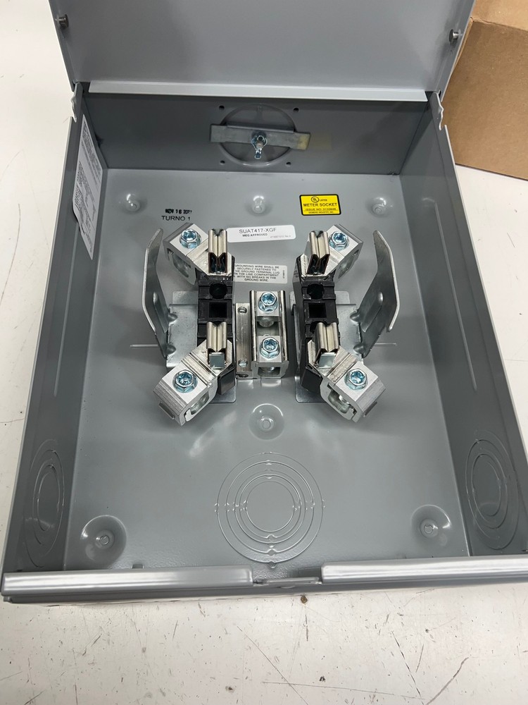 Siemens 200A 4Jaw No Bypass Overhead/Underground Ringless Meter Socket