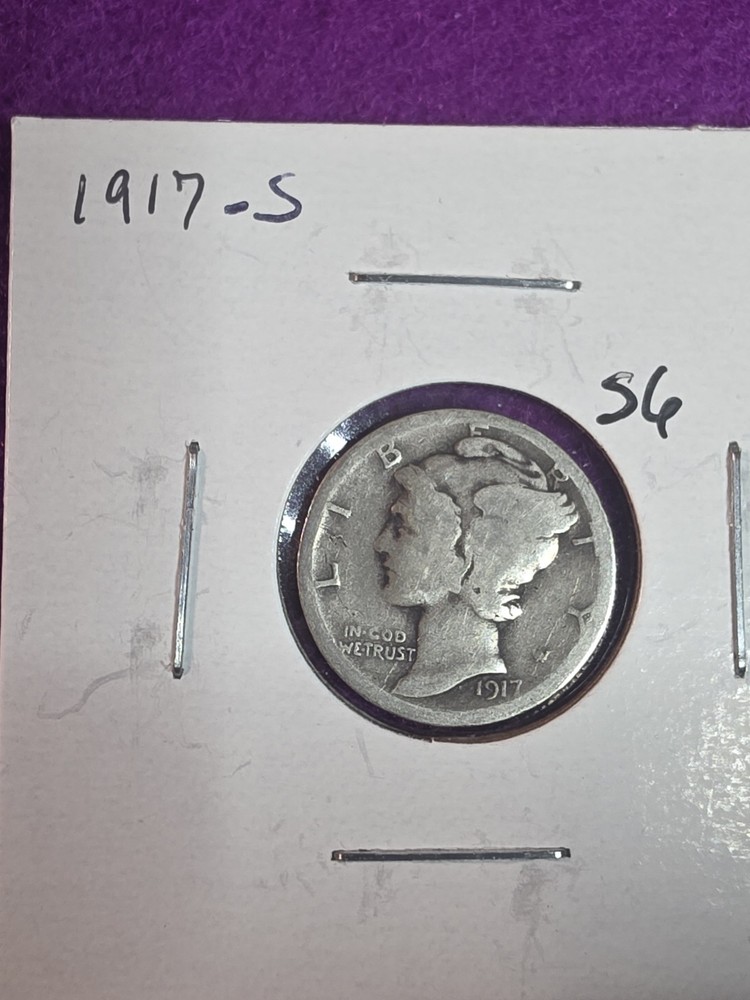 1917S Mercury Dime