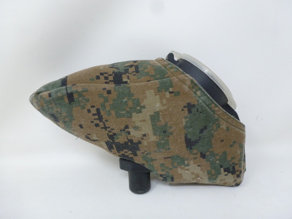 VIEWLOADER REVOLUTION ELECTRONIC PAINTBALL LOADER + CAMO COVER HOPPER VIRTUE EGG
