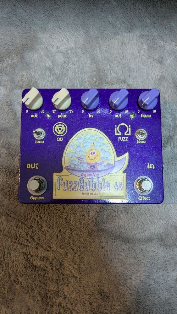 Fuzz Bubble 45 purple analog alien 760606