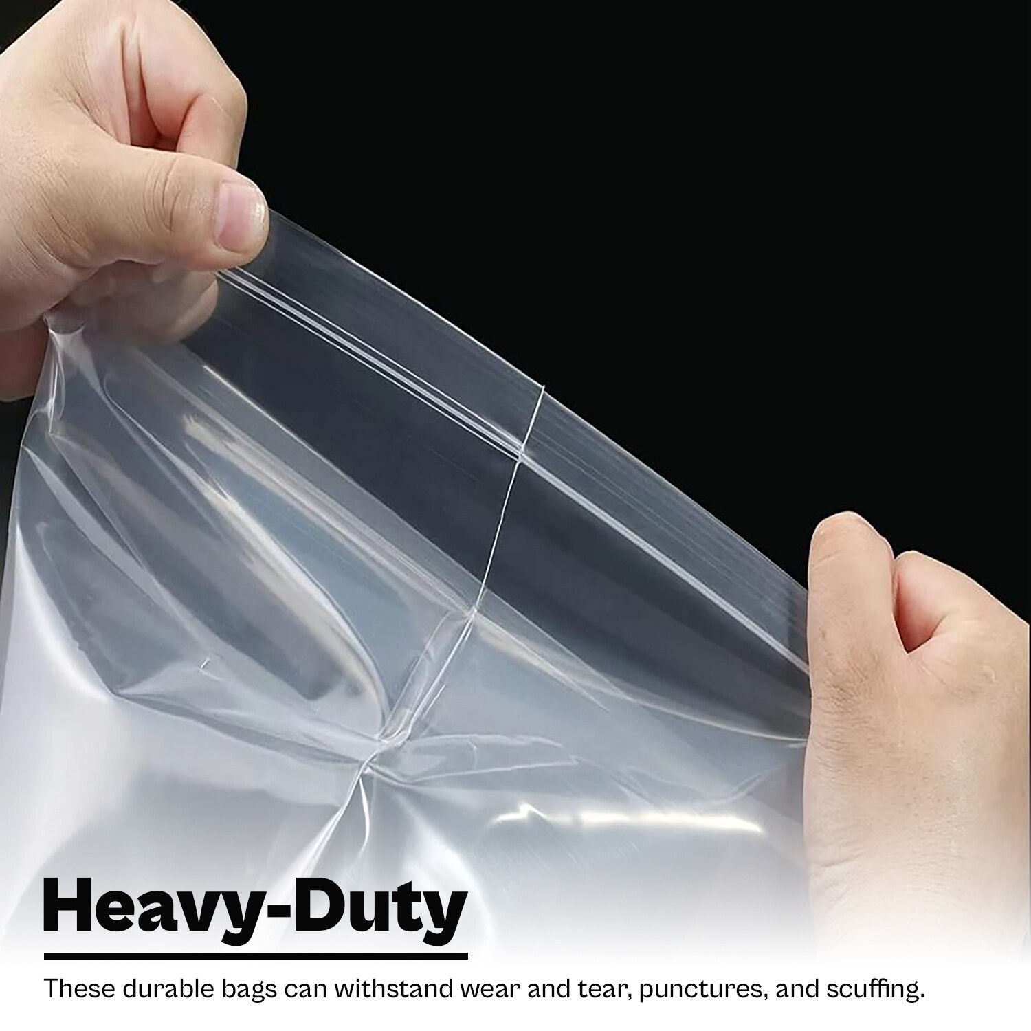 2 Mil White Block Clear Zipper Lock Bags Plastic Reclosable Bags 1000-10000