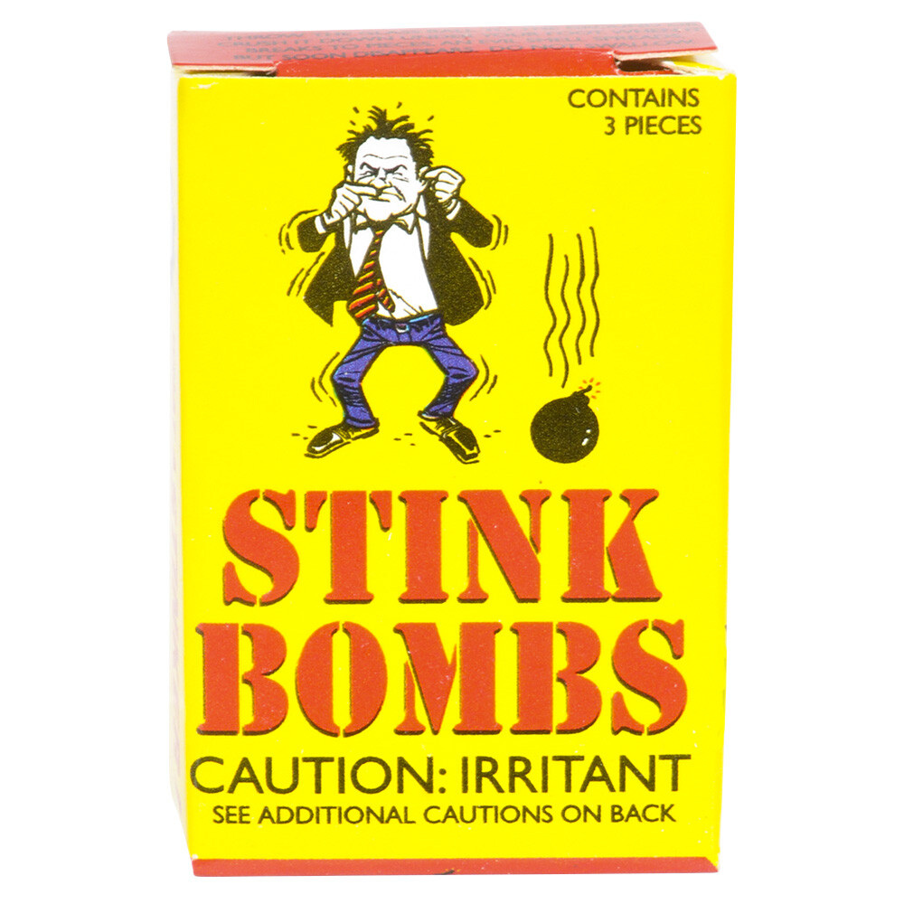3 Stink Bombs ( BUY 2 BOXES GET 1 BOX FREE )