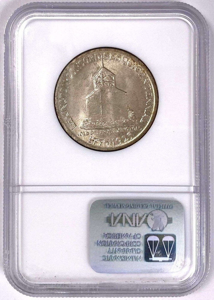 1925 Lexington Commemorative Half Dollar : NGC MS65