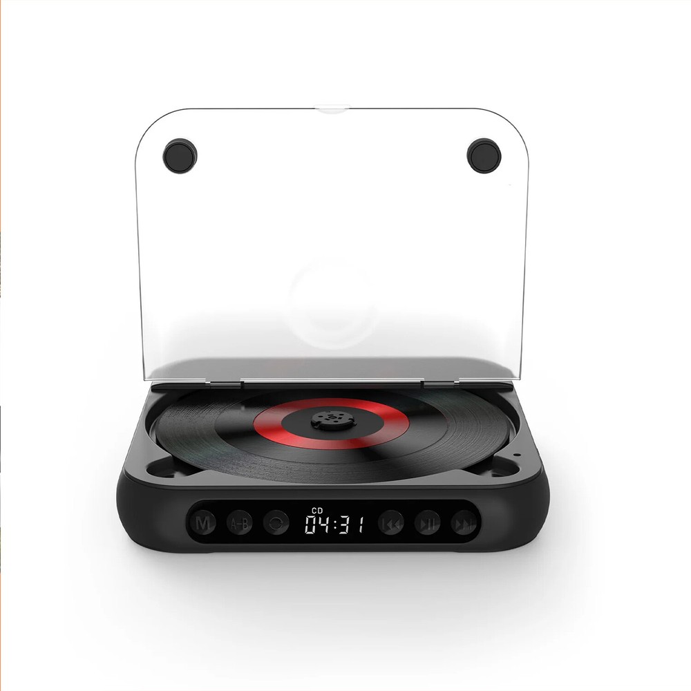 CD Player Portable Music Player Runner A-B Repeat Timer for Home Bluetooth