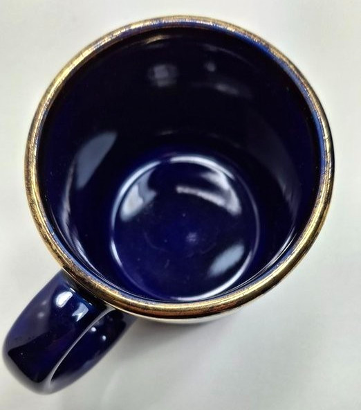 Prozac Dark Blue Coffee Mug Cup 12oz Eli Lilly Promo Pharma Drug Advertising