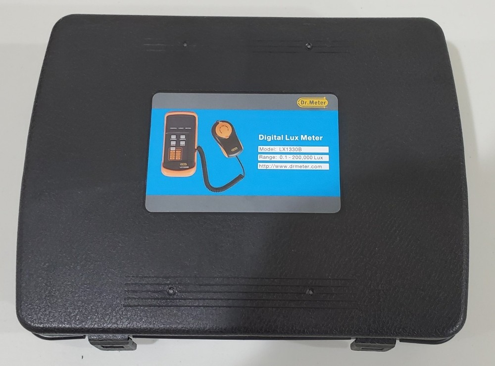 Dr. Meter LX1330B Digital Illuminance Light Meter Tested & Works