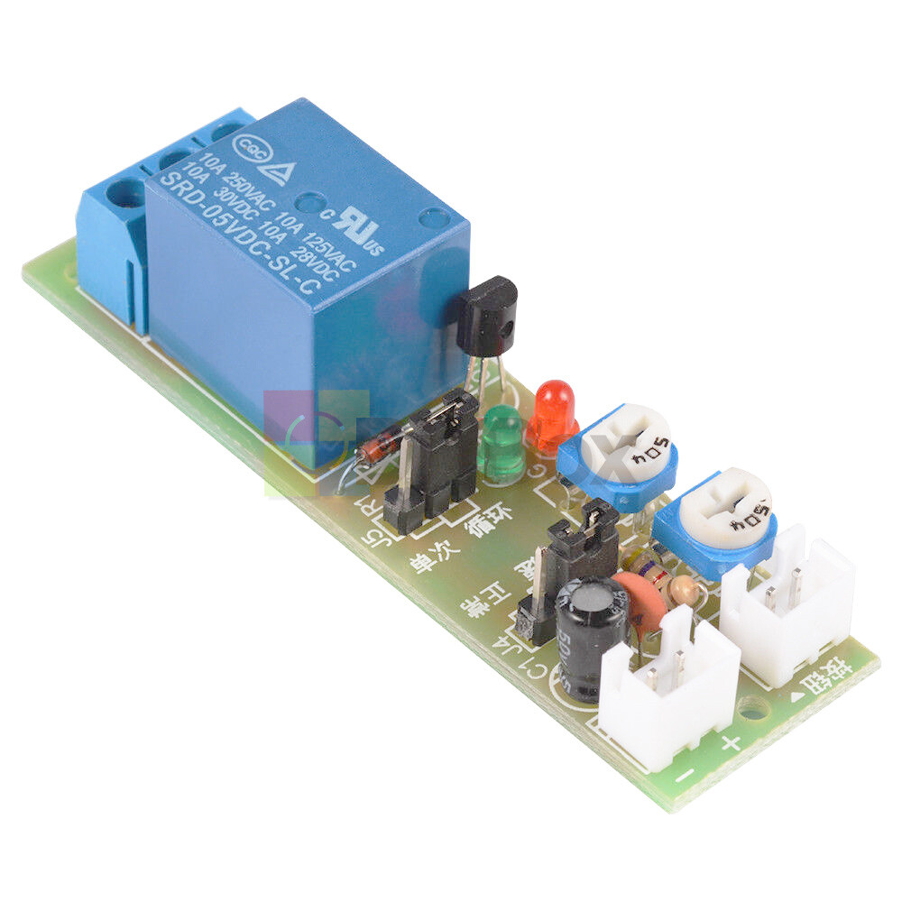 DC 5V 12V 24V Infinite Loop ON OFF Delay Relay Module Cycle Delay Timer Relay
