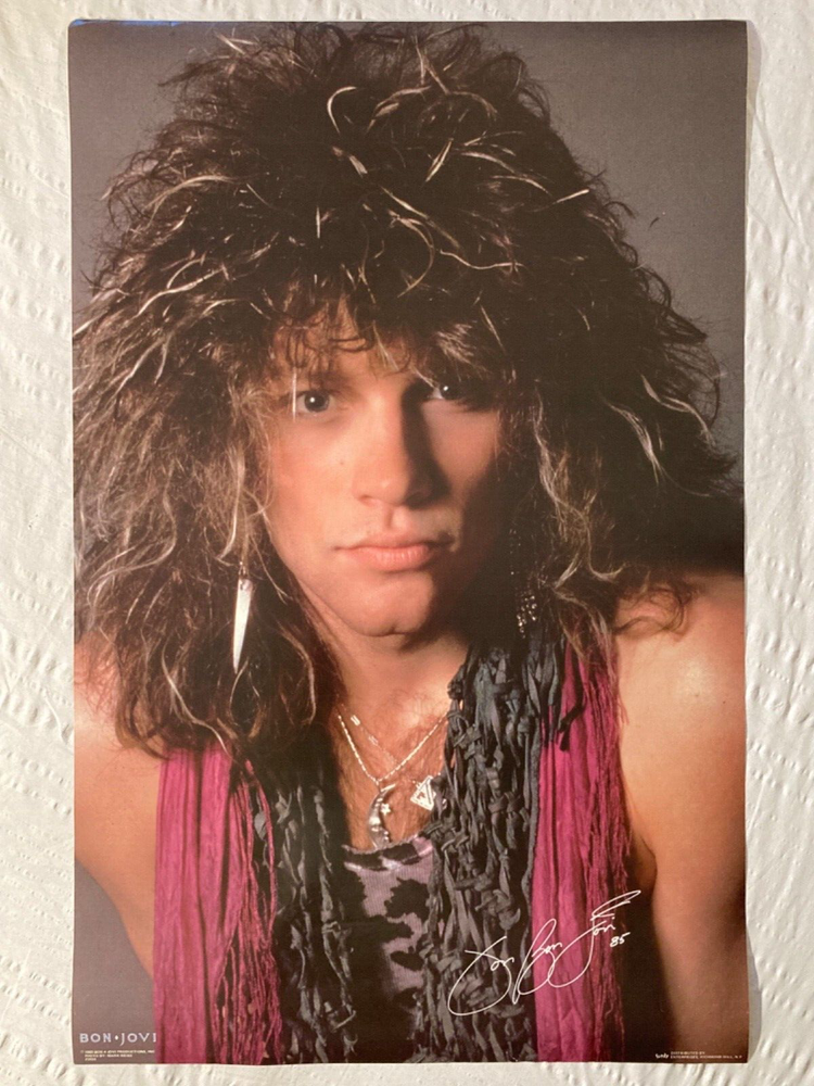 Bon Jovi 1985 Poster Funky