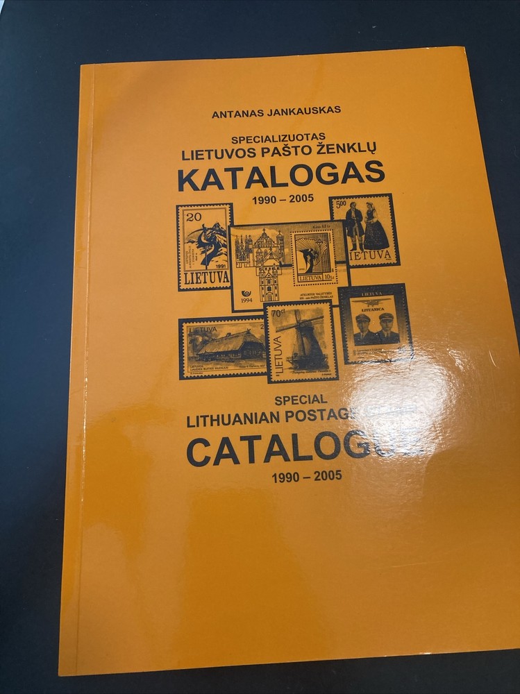 Special Lithuanian Postage Stamp Catalog 1990-2005 By A Jankauskas