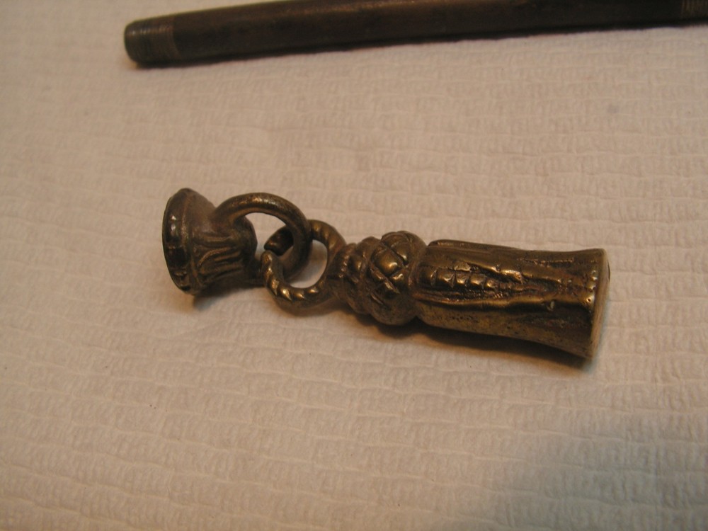 Vintage Part for Chandlier or Ceiling Light SOLID BRASS 2 3/4" FINAL With Nipple