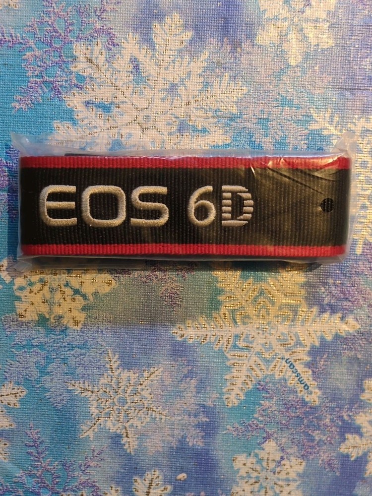 Canon EOS 6D EW-EOS6D Genuine Black / Red / White Camera Neck Strap