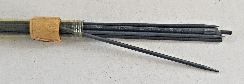 4" Vemco Drafting Compass x/ Box, 3 Drafting Pencils, Lead, Ruler & Sharpener