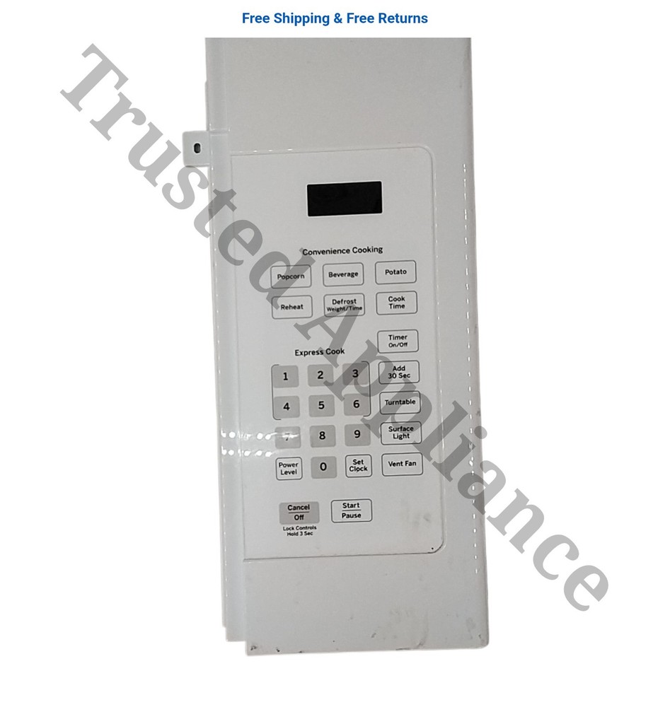 GE Microwave Control Panel Console WB56X38146 black