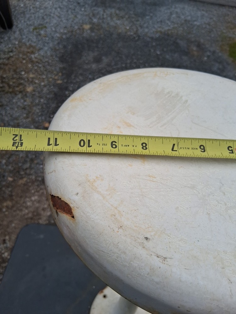Vintage Cast Iron Bar Stool