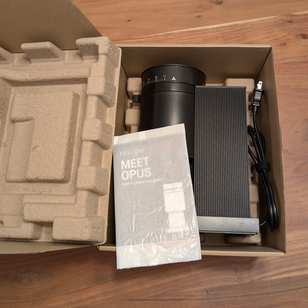 Fellow Opus Conical Burr Coffee Grinder - Black