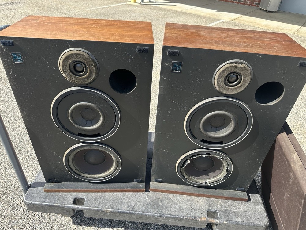 EV Electrovoice Interface C Series II Speakers Untested As Is