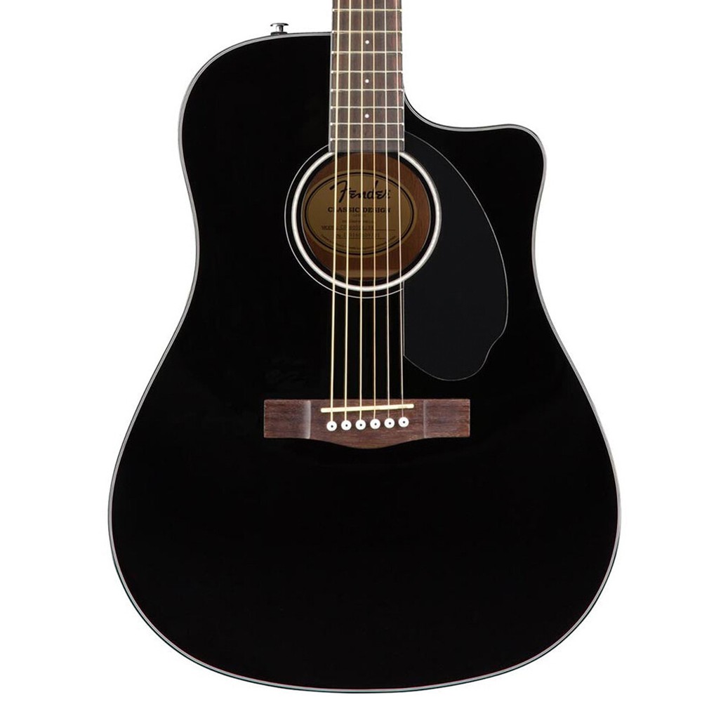 Fender CD60SCE | Dreadnought Acoustic Electric Guitar | Black