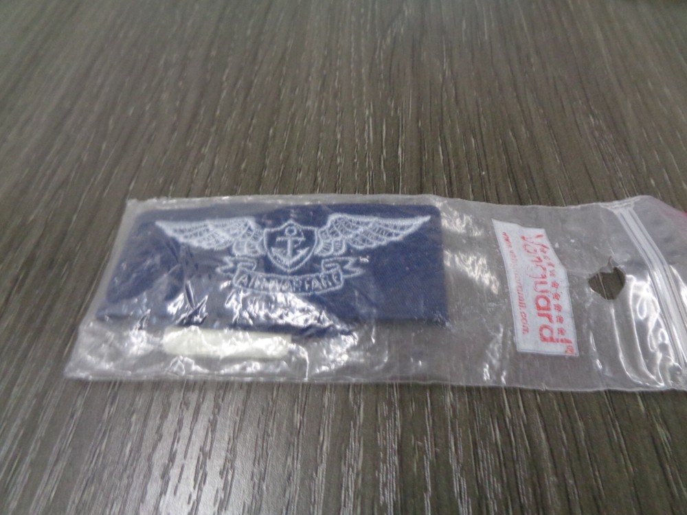 USN NAVY USN NAVY BLUE  CLOTH PATCH COVERALL  EAWS  VANGUARD NEW