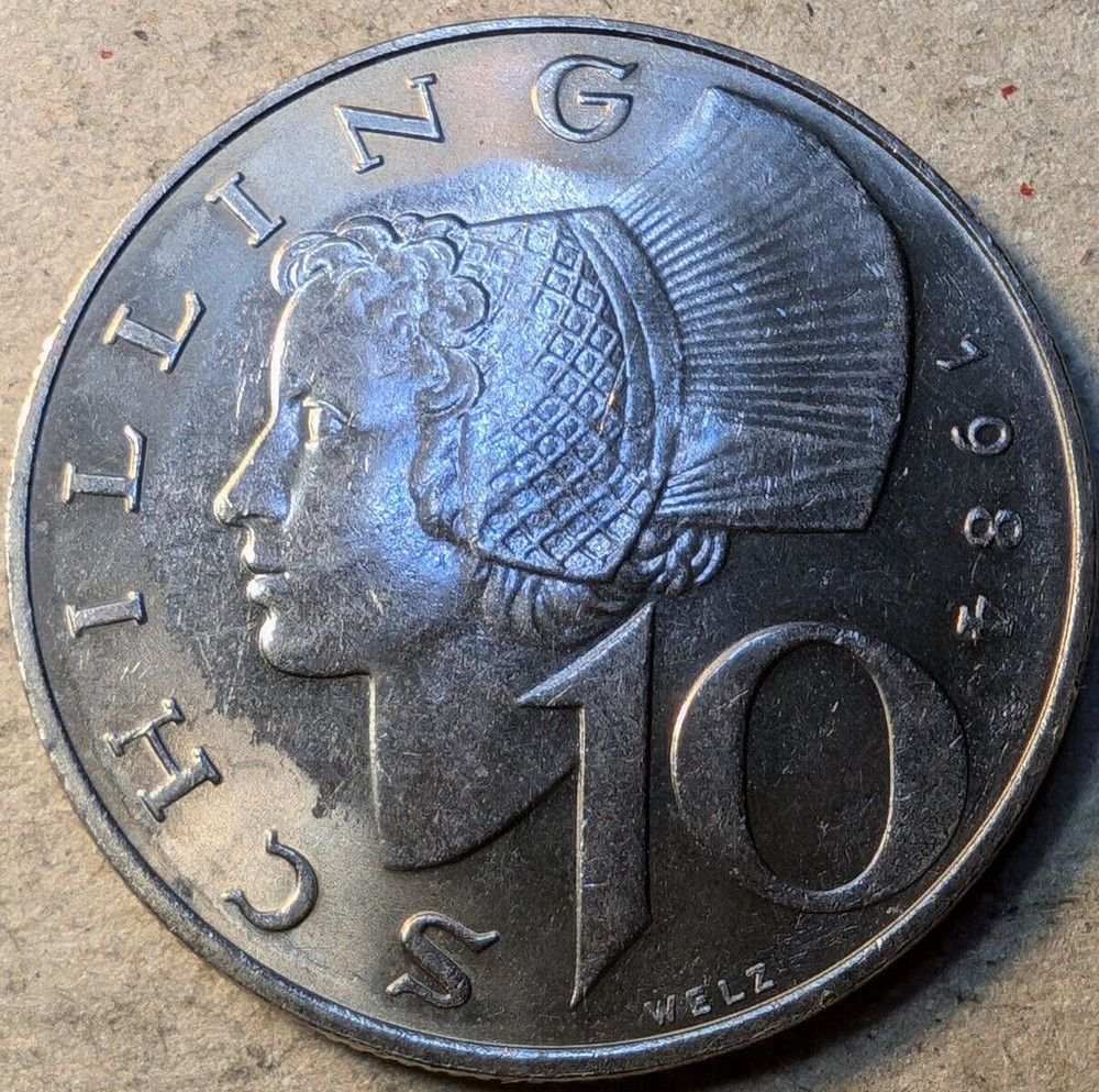 Austria 10 schillings 1984
