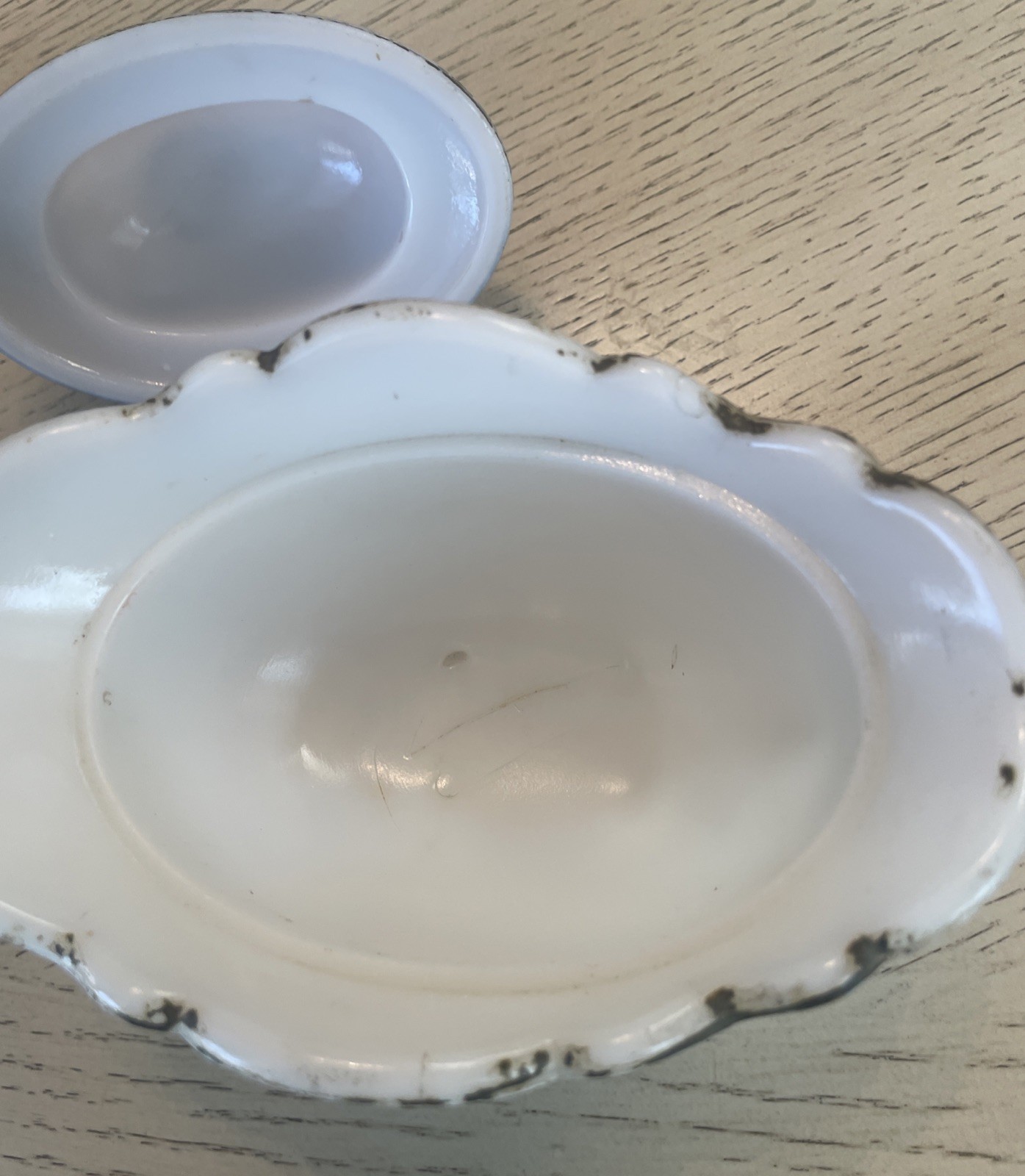 Antique RARE Westmoreland Chick in Egg On Sleigh Milk Glass 100+ Yrs Old!