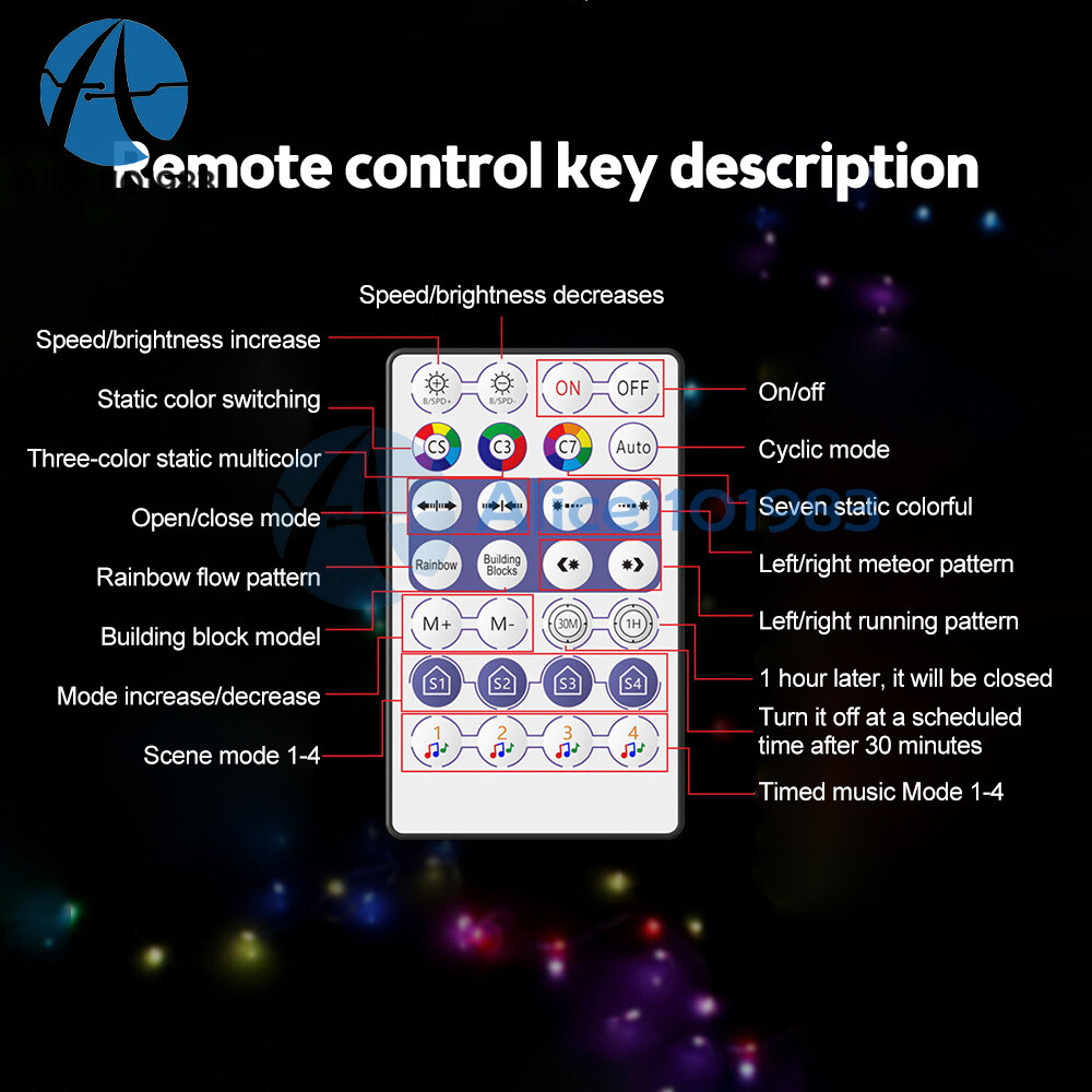 DC5-24V Wireless 28 Keys Bluetooth Music Remote Controller 2811 with USB DC Port