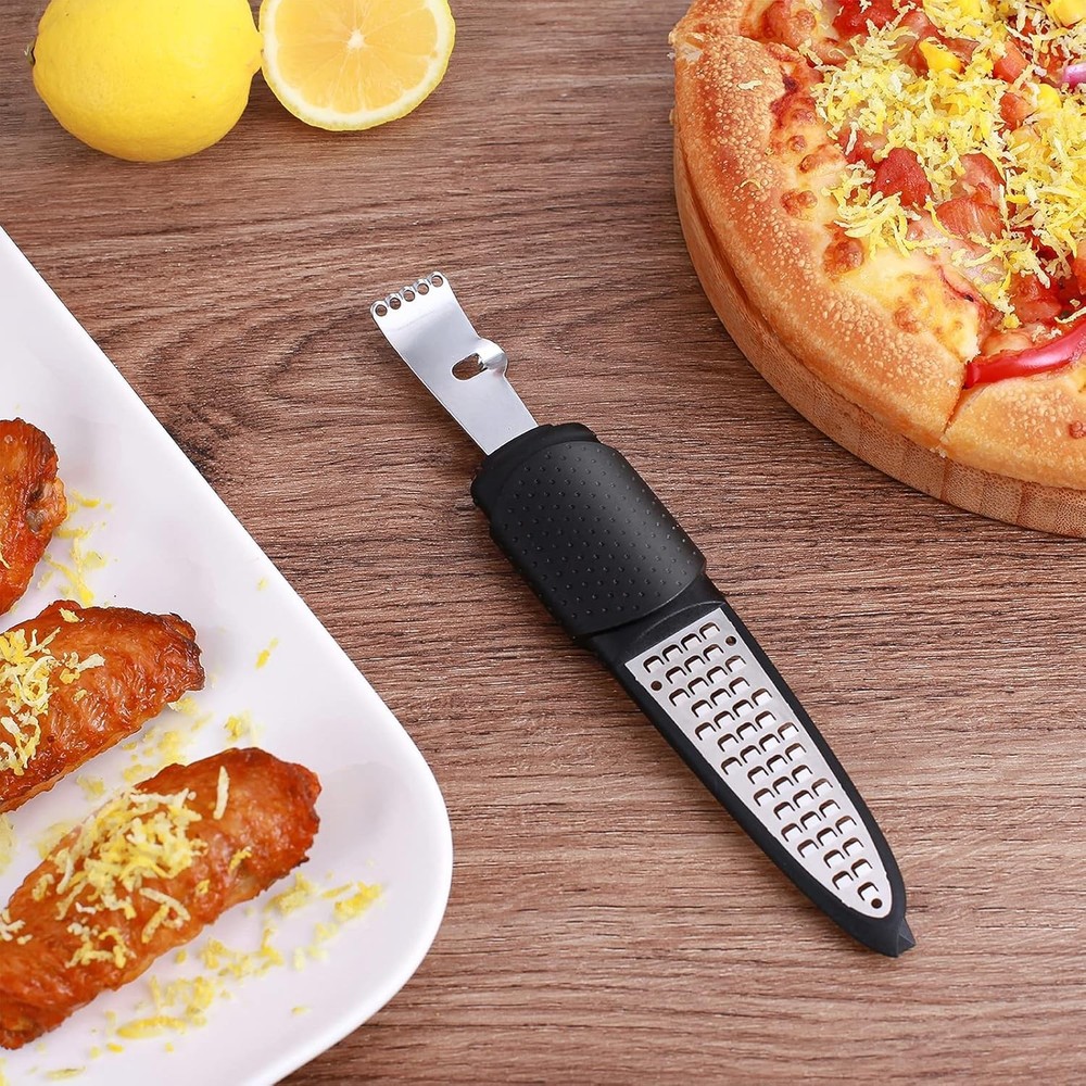 Dishwasher Safe Citrus Zester & Cheese Grater - Versatile Kitchen Essential