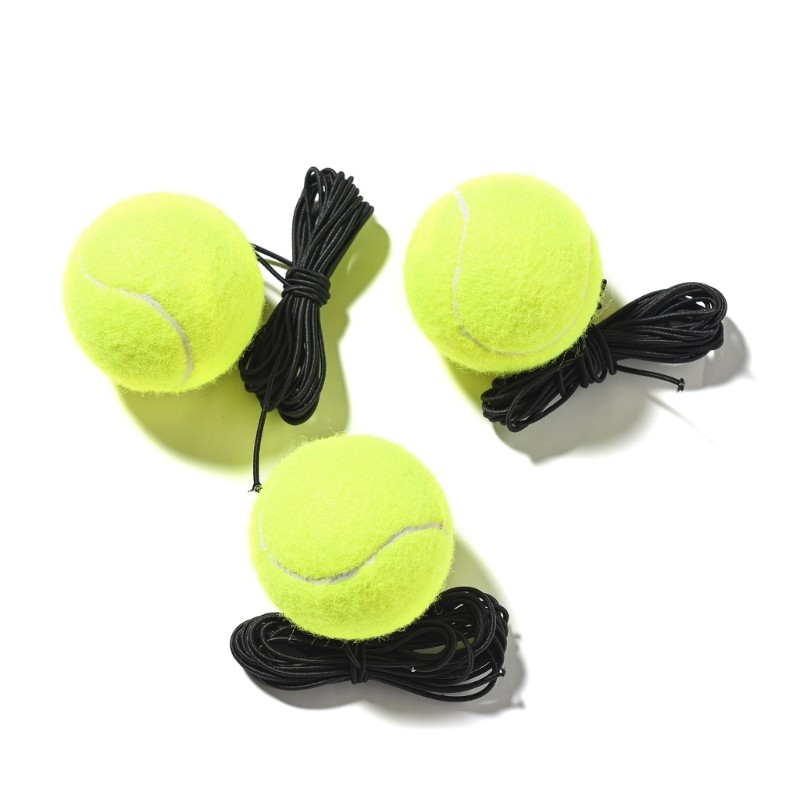 2pcs Tennis Training Ball Rebound Ball with Elastic String for Kid, Beginners