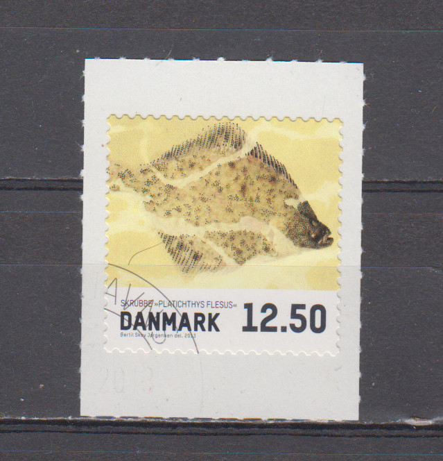 DENMARK  :  2013 - USED - SCOTT # 1627  FISH